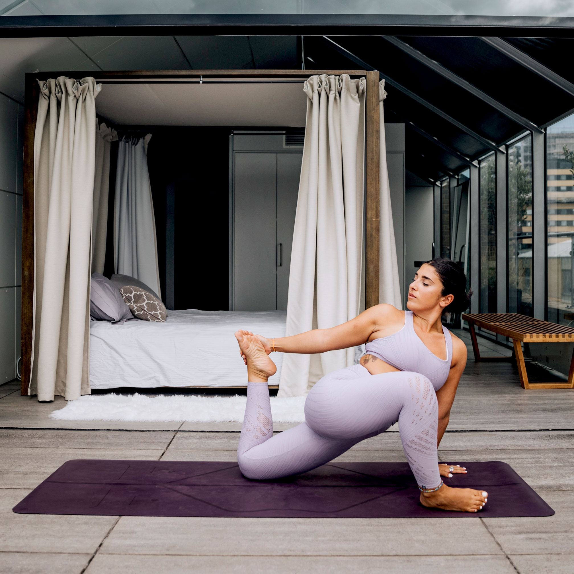 Restorative yoga prop setup for savasana (for pregnant folks & larger  bodies) - Body Positive Yoga
