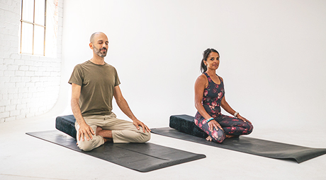 Mindful & Modern Meditation Blanket for Restorative Yoga